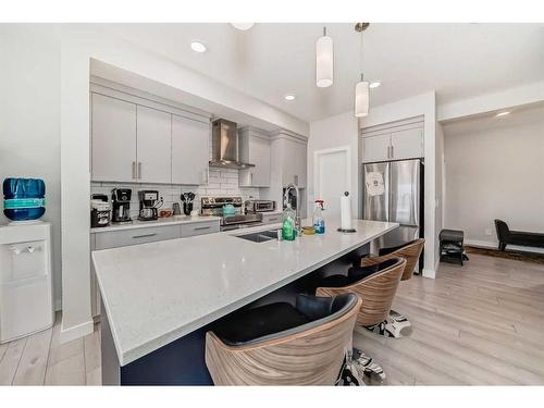 129 Legacy Glen Circle Se, Calgary, AB - Indoor Photo Showing Kitchen With Double Sink With Upgraded Kitchen