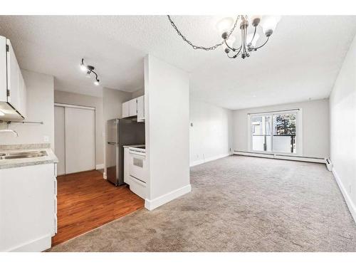 307-1915 26 Street Sw, Calgary, AB - Indoor Photo Showing Kitchen With Double Sink