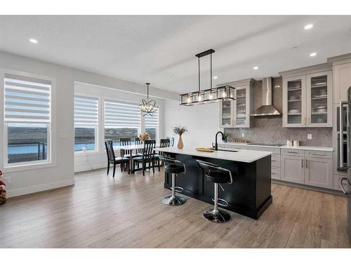 275 Lucas Way, Calgary, AB - Indoor Photo Showing Kitchen With Upgraded Kitchen