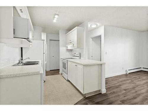 302-835 19 Avenue Sw, Calgary, AB - Indoor Photo Showing Kitchen With Double Sink