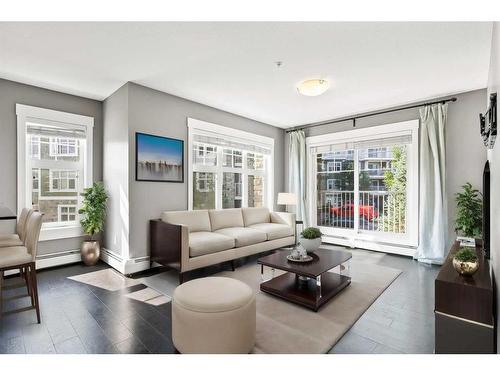 1211-11 Mahogany Row Se, Calgary, AB - Indoor Photo Showing Living Room