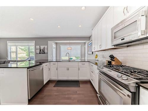 270 Chaparral Valley Terrace Se, Calgary, AB - Indoor Photo Showing Kitchen With Stainless Steel Kitchen With Upgraded Kitchen