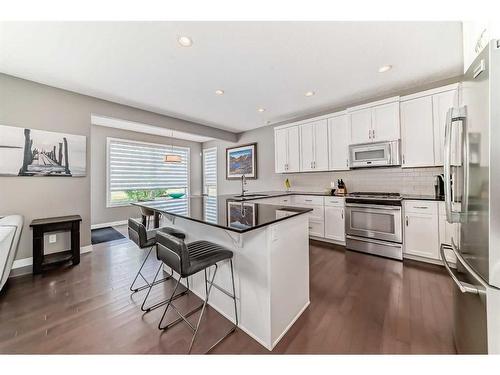 270 Chaparral Valley Terrace Se, Calgary, AB - Indoor Photo Showing Kitchen With Stainless Steel Kitchen With Upgraded Kitchen