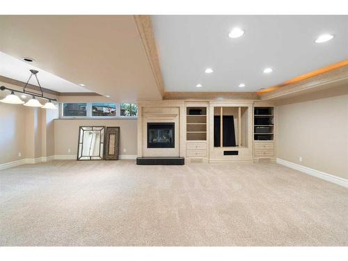 307 Wildwood Drive Sw, Calgary, AB - Indoor With Fireplace