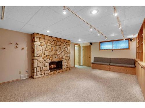 359 Willow Ridge Place Se, Calgary, AB - Indoor Photo Showing Other Room With Fireplace