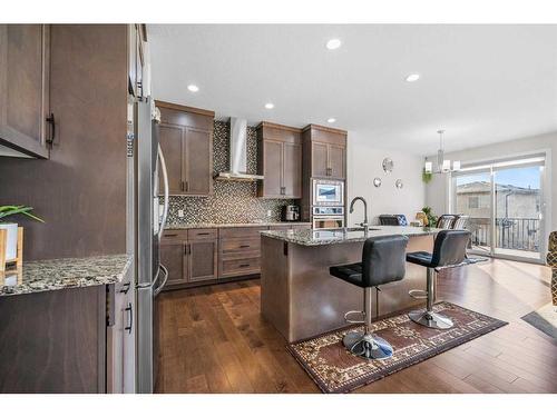 55 Walden Place Se, Calgary, AB - Indoor Photo Showing Kitchen With Stainless Steel Kitchen With Upgraded Kitchen