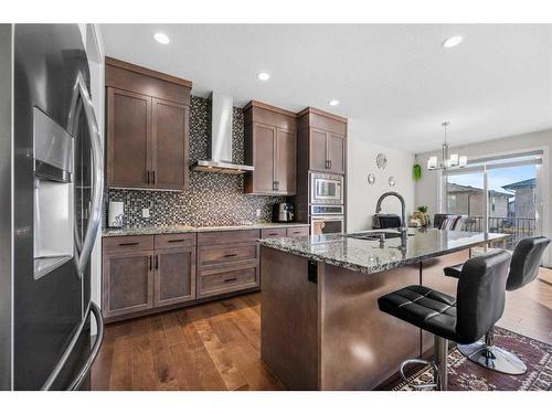 55 Walden Place Se, Calgary, AB - Indoor Photo Showing Kitchen With Upgraded Kitchen