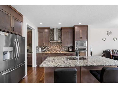 55 Walden Place Se, Calgary, AB - Indoor Photo Showing Kitchen With Stainless Steel Kitchen With Double Sink With Upgraded Kitchen