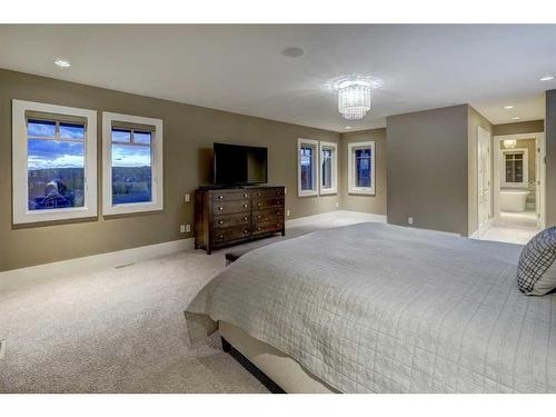 16 Spring Valley Way Sw, Calgary, AB - Indoor Photo Showing Bedroom