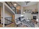 11 Millrose Place Sw, Calgary, AB  - Indoor With Fireplace 