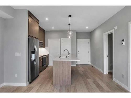 3518-60 Skyview Ranch Road Ne, Calgary, AB - Indoor Photo Showing Kitchen With Stainless Steel Kitchen With Upgraded Kitchen