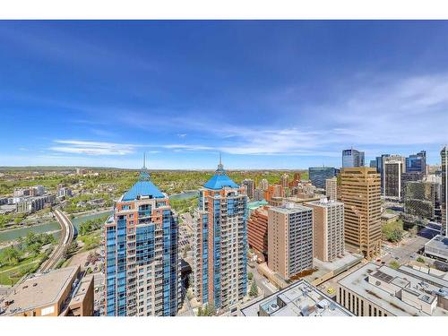 3205-930 6 Avenue Sw, Calgary, AB - Outdoor With View