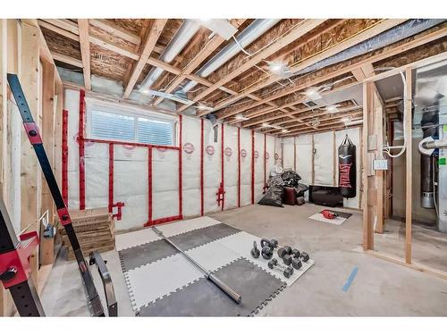 264 Rockyspring Grove Nw, Calgary, AB - Indoor Photo Showing Basement