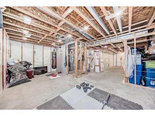 264 Rockyspring Grove Nw, Calgary, AB - Indoor Photo Showing Basement