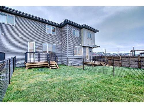 306 Sundown Road, Cochrane, AB - Outdoor With Deck Patio Veranda With Exterior