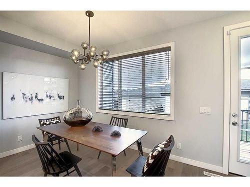 306 Sundown Road, Cochrane, AB - Indoor Photo Showing Dining Room