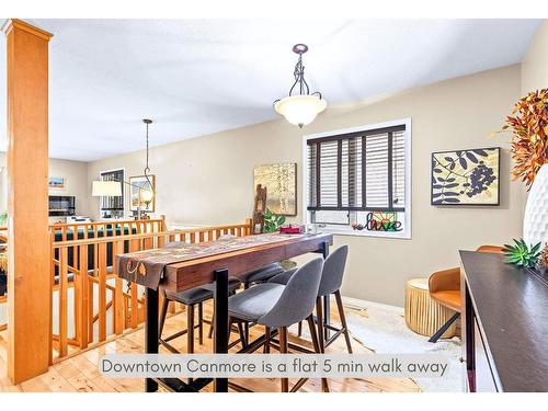 2-614 3Rd Street, Canmore, AB - Indoor Photo Showing Dining Room