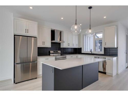 325-85 Sage Hill Heights, Calgary, AB - Indoor Photo Showing Kitchen With Stainless Steel Kitchen