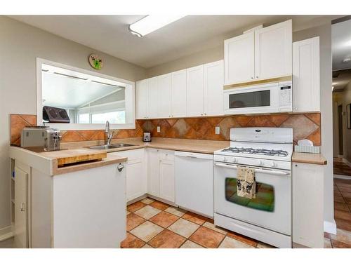 202 27 Avenue Ne, Calgary, AB - Indoor Photo Showing Kitchen With Double Sink