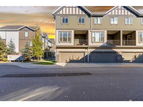 138 New Brighton Walk Se, Calgary, AB - Outdoor With Balcony With Facade