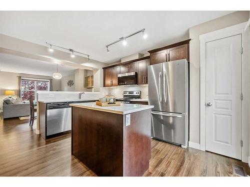 949 Mckenzie Towne Manor Se, Calgary, AB - Indoor Photo Showing Kitchen With Stainless Steel Kitchen