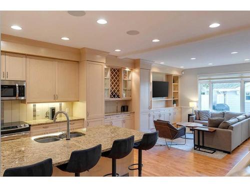 2023 47 Avenue Sw, Calgary, AB - Indoor Photo Showing Kitchen With Upgraded Kitchen