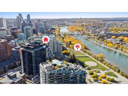 401-110 7 Street Sw, Calgary, AB - Outdoor With Body Of Water With View