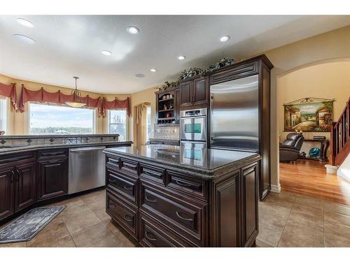 63059A Township Road 382, Rural Clearwater County, AB - Indoor Photo Showing Kitchen With Stainless Steel Kitchen