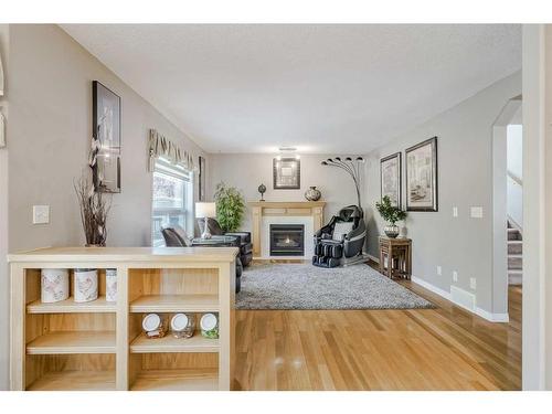 414 Sierra Madre Court Sw, Calgary, AB - Indoor Photo Showing Other Room With Fireplace