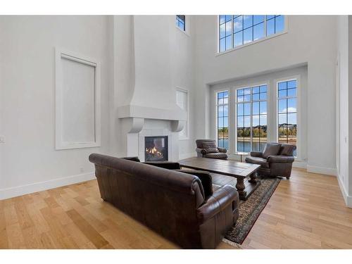 580 Marine Drive Se, Calgary, AB - Indoor With Fireplace