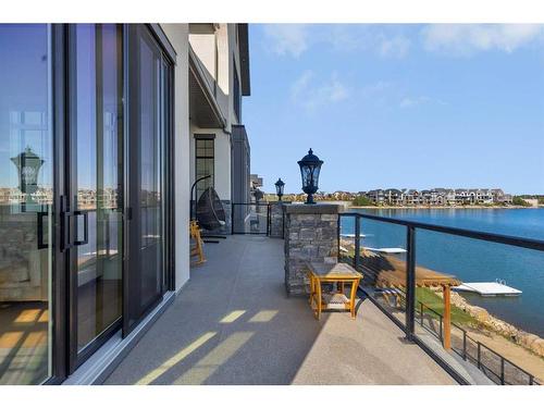 580 Marine Drive Se, Calgary, AB - Outdoor With Body Of Water With Balcony