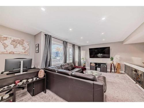 428 Brae Glen Crescent Sw, Calgary, AB - Indoor With Fireplace