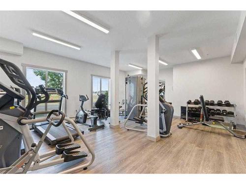 4507-4641 128 Avenue Ne, Calgary, AB - Indoor Photo Showing Gym Room