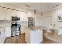 5413-755 Copperpond Boulevard Se, Calgary, AB  - Indoor Photo Showing Kitchen With Double Sink With Upgraded Kitchen 