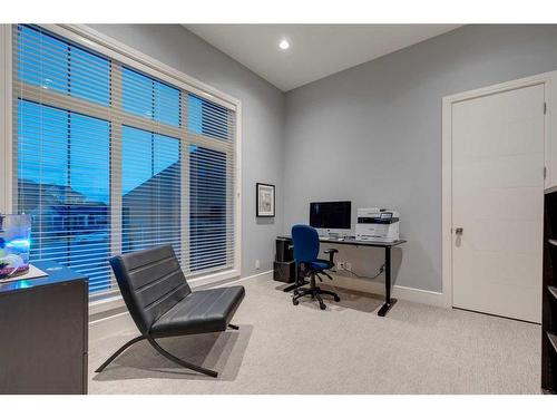 107 Mystic Ridge Park Sw, Calgary, AB - Indoor Photo Showing Office