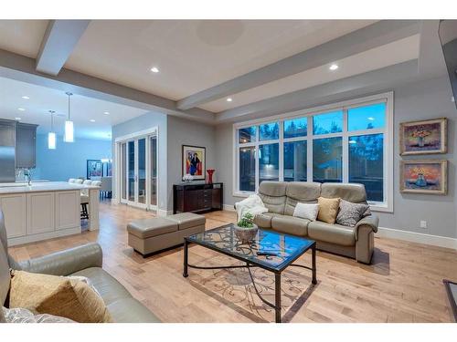 107 Mystic Ridge Park Sw, Calgary, AB - Indoor Photo Showing Living Room