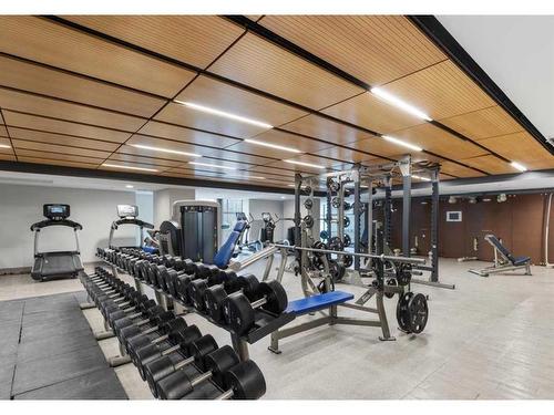 1102-1122 3 Street Se, Calgary, AB - Indoor Photo Showing Gym Room