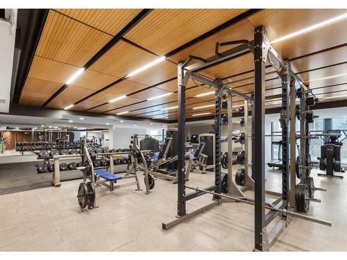 1102-1122 3 Street Se, Calgary, AB - Indoor Photo Showing Gym Room