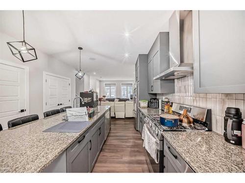 162 Ambleton Drive Nw, Calgary, AB - Indoor Photo Showing Kitchen With Upgraded Kitchen