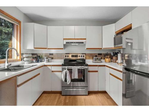 20 Pinewood, Canmore, AB - Indoor Photo Showing Kitchen With Double Sink