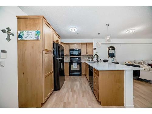 101-380 Marina Drive, Chestermere, AB - Indoor Photo Showing Kitchen