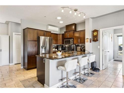 303-35 Inglewood Park Se, Calgary, AB - Indoor Photo Showing Kitchen With Stainless Steel Kitchen With Upgraded Kitchen