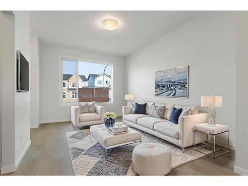 459 Tekarra Drive Nw, Calgary, AB - Indoor Photo Showing Living Room