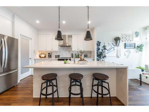 60 Wolf Creek Street Se, Calgary, AB - Indoor Photo Showing Kitchen With Upgraded Kitchen