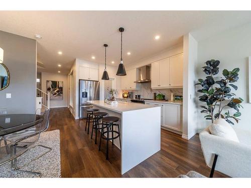 60 Wolf Creek Street Se, Calgary, AB - Indoor Photo Showing Kitchen With Upgraded Kitchen