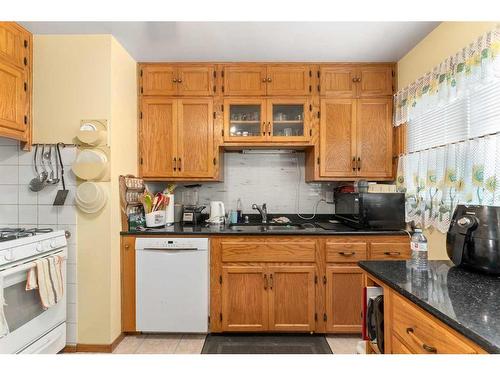 145 Waskatenau Crescent, Calgary, AB - Indoor Photo Showing Kitchen With Double Sink