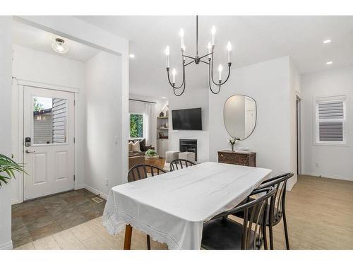 7 Reunion Grove Nw, Airdrie, AB - Indoor Photo Showing Dining Room