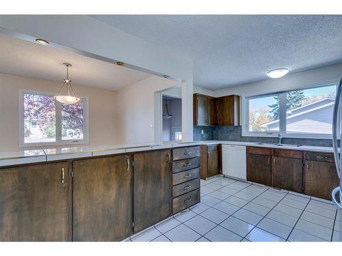 203 Lynnover Place Se, Calgary, AB - Indoor Photo Showing Kitchen With Double Sink