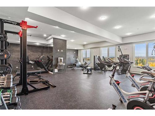 308-3932 University Avenue Nw, Calgary, AB - Indoor Photo Showing Gym Room