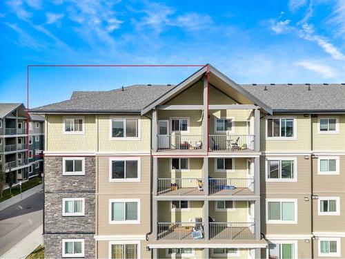 1416-181 Skyview Ranch Manor Ne, Calgary, AB - Outdoor With Balcony With Facade